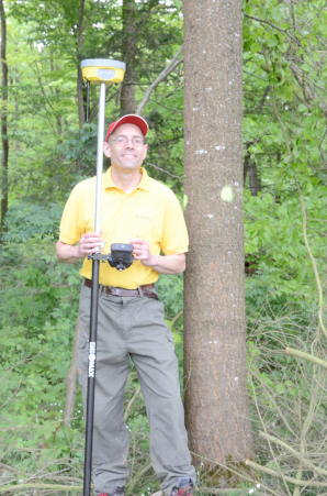 Rainer Strunz mit GeoMax Zenith 10